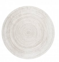 Kusový koberec Jute Braided 106321 White kruh