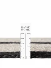 Kusový koberec Jute Braided 106331 Natural Black kruh
