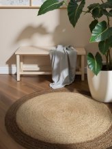 Kusový koberec Jutta Natur Ivory/Grey/Beige kruh