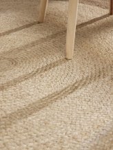 Kusový koberec Jutta Natur Ivory/Grey/Beige kruh