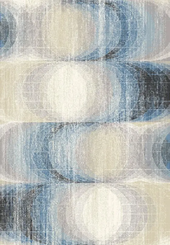 Kusový koberec Kaola světle modrý