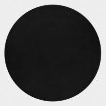 Kusový koberec kruh Pouffy 5100 black
