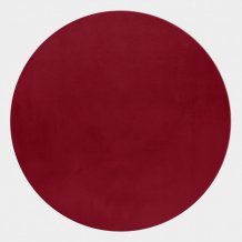 Kusový koberec kruh Pouffy 5100 red