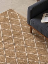 Kusový koberec Kunu 106208 Natural Gold White