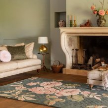 Kusový koberec Laura Ashley Aylworth Trail fern green  78607 Brink & Campman