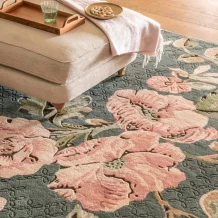 Kusový koberec Laura Ashley Aylworth Trail fern green  78607 Brink & Campman