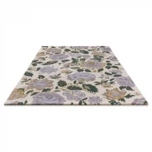 Kusový koberec Laura Ashley Wendling Floral heather purple 83104 Brink & Campman