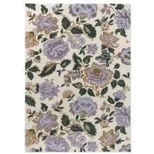 Kusový koberec Laura Ashley Wendling Floral heather purple 83104 Brink & Campman