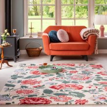 Kusový koberec Laura Ashley Wendling Floral poppy red 083100 Brink & Campman