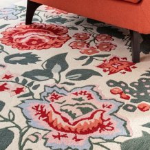 Kusový koberec Laura Ashley Wendling Floral poppy red 083100 Brink & Campman