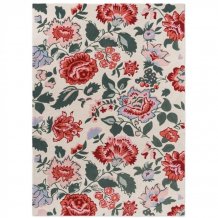 Kusový koberec Laura Ashley Wendling Floral poppy red 083100 Brink & Campman