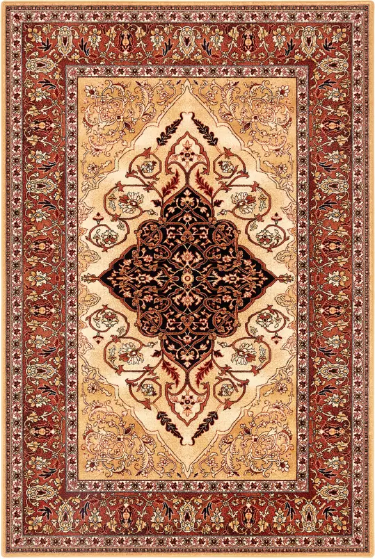 Kusový koberec Leyla hnědý (old gold)
