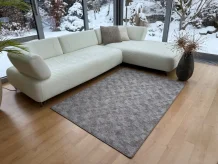 Kusový koberec Madrid hnědý
