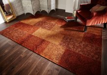 Kusový koberec Manhattan Patchwork Chenille Terracotta