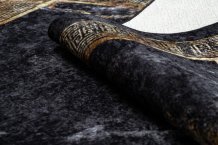 Kusový koberec Miro 51278.809 Marble black / gold