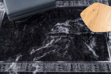 Kusový koberec Miro 51278.810 Marble black / white