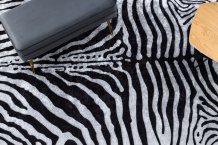 Kusový koberec Miro 51331.803 Zebra black / white