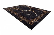 Kusový koberec Miro 51333.801 Marble black / gold