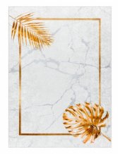 Kusový koberec Miro 51518.806 Leaves grey/gold
