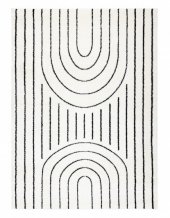 Kusový koberec Mode 8494 geometric cream/black