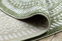 Kusový koberec Napkin green kruh