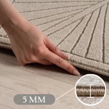 Kusový koberec Nova 1203 beige kruh