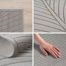Kusový koberec Nova 1203 silver kruh