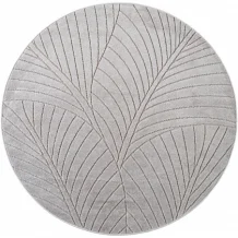 Kusový koberec Nova 1203 silver kruh
