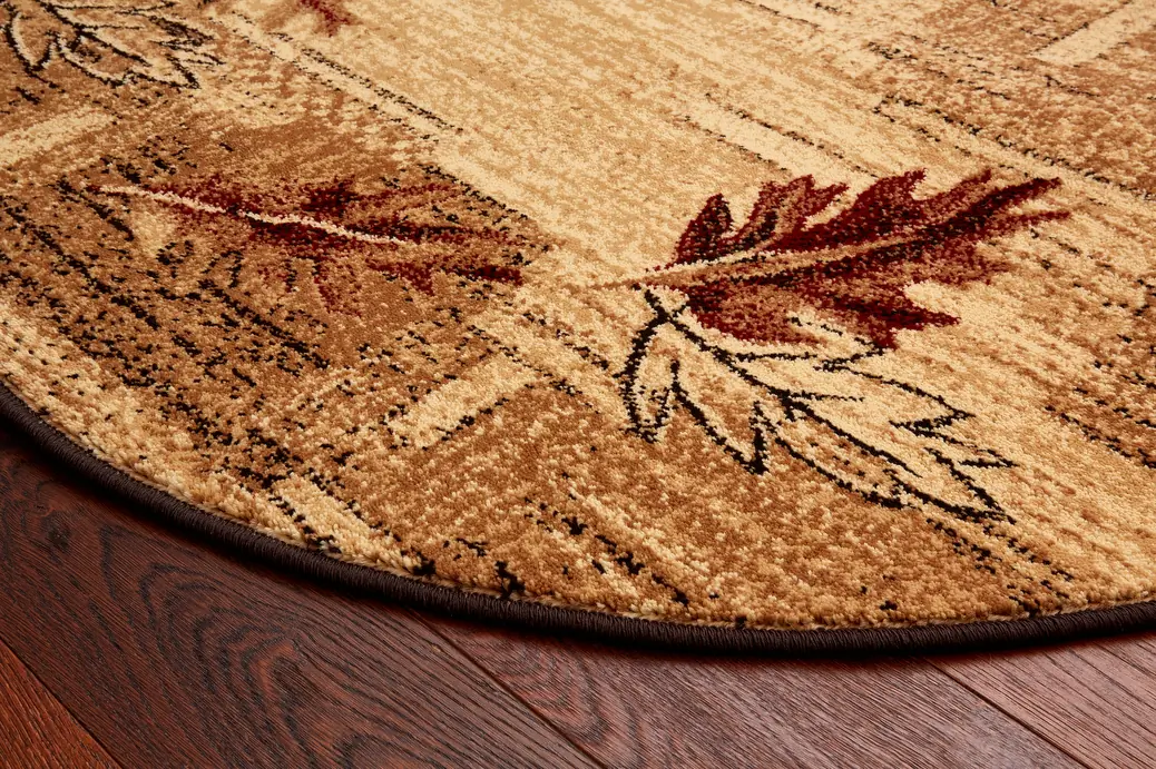 Kusový koberec Olsza béžový - ovál (beige)