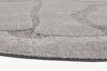 Kusový koberec Organica grey kruh
