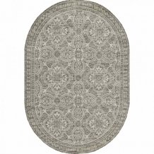 Kusový koberec OVÁL Flat 21193 ivory/silver/taupe