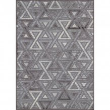 Kusový koberec Ragusa 2503 58 stříbrnočerný