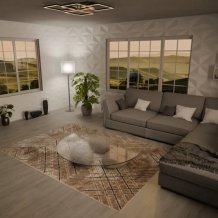 Kusový koberec Rave 24135 120 hnědý