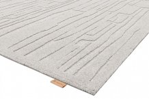 Kusový koberec Rifts V light grey