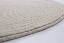 Kusový koberec Ruti kruh light grey