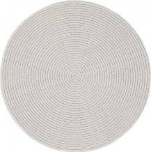 Kusový koberec Ruti kruh light grey