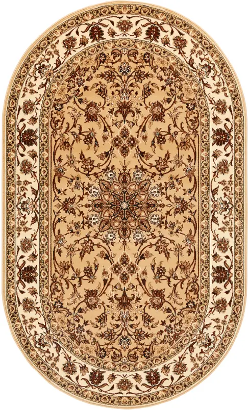 Kusový koberec Samir béžový - ovál (beige)