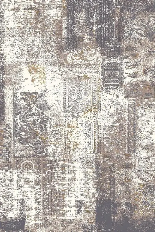 Kusový koberec Sewing béžový