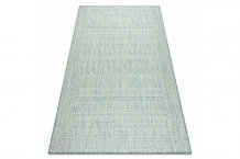 Kusový koberec Sion Sisal Aztec 22184 green/blue/ecru – na ven i na doma