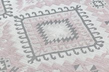 Kusový koberec Sion Sisal Aztec 3007 pink/ecru