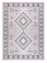 Kusový koberec Sion Sisal Aztec 3007 pink/ecru – na ven i na doma