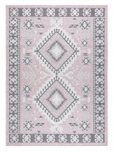 Kusový koberec Sion Sisal Aztec 3007 pink/ecru