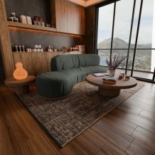 Kusový koberec State 01 DDD hnědý