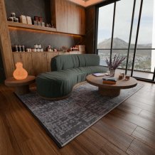 Kusový koberec State 01 SSS šedý