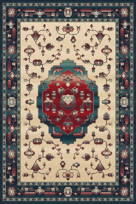 Kusový koberec Tonati granat