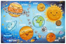 Kusový koberec Torino Kids 230 solar system