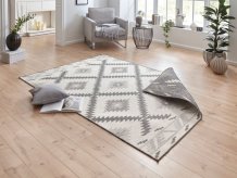 Kusový koberec Twin Supreme 103428 Malibu grey creme – na ven i na doma
