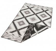 Kusový koberec Twin Supreme 103429 Malibu black creme – na ven i na doma