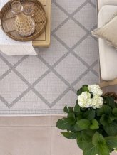 Kusový koberec Twin Supreme 103760 Corsica Grey/Cream – na ven i na doma