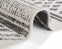 Kusový koberec Twin Supreme 103860 Biri Black/Cream – na ven i na doma